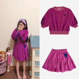 Clothing Sets Children Girls Sweater And Skirts Suits Bobo Autumn Cartoon Long sleeved Kids Sweatshirt T shirts 221130