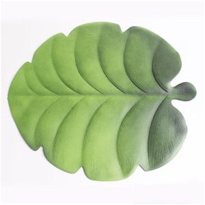 Mats Pads Gold Eva Turtle Leaf Pressed Meal Mat Christmas Leaves Meal Mats 6 25Ls R2 Drop Delivery Home Garden Kitchen Di Dhgarden Dhlgq