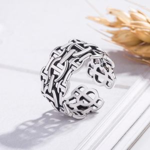 Cluster Rings 925 Sterling Silver Jewelry Retro Pig Nose Ring For Women Charms Luxury Personality Party Couple Dating Gift