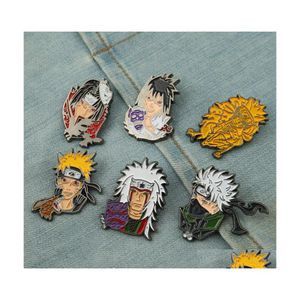 Pins Brooches Naruto Characters Pin Cute Movies Games Hard Enamel Pins Collect Metal Cartoon Brooch Backpack Hat Bag Collar Lapel Ba Dhpbc