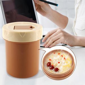 Mugs Drinkware Breakfast Tea Mug Microwave Dinnerware Food With Lid Kitchen Coffee 300ml Leakproof Thermo Cup BPA Free