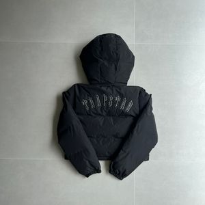 디자이너 여성 재킷 런던 코트 2022 Trapstar Winterjacke 자수 다운 재킷