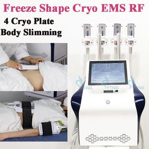 EMS Kryoplatte Kryotherapie Schlankheitsmaschine 4 Pads Kryolipolyse Fett Einfrieren Körperformung Beauty Spa Verwendung