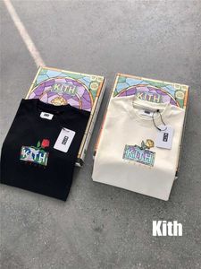 2023 Мужские футболки Kith Flowers Box футбола