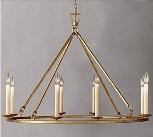 Duże życiowe żyrandole lampy oświetlenie do hotelowej willi sypialnia retro lampy zawieszenia złota w restauracji w stylu francuskim stylu
