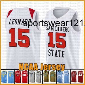 15 Kawhi San Diego State Aztecs College Leonard NCAA University Basketball Jersey