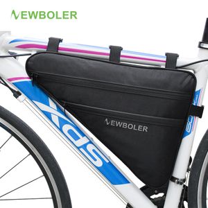 Panniers väskor Boler stor cykel triangelcykelram Front Tube Waterproof Cycling Pannier Ebike Tool Tillbehör XL 221201