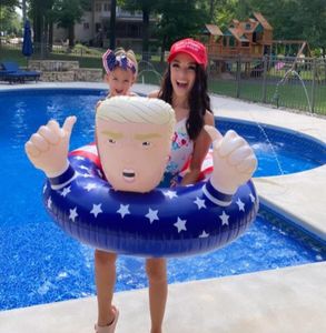 33" Trump Swimming Floats Inflatable Pool Raft Float Swim Ring For Adults Kids C1201