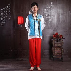 Herren-Trainingsanzüge, Herren-Nationalkostüm, koreanischer männlicher Hanbok, Performance-Kleidung, Boutique, Tanzkostüme für Erwachsene, Mäntel