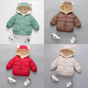 Piumino per bambini Giacca invernale Boy s Giirl s Hooded s per 2 3 4 5 6 7 Anni Costumi natalizi per bambini Zipper Outwear 221130