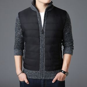 Herren Pullover Mode Marke Strickjacke Dicke Slim Fit Jumper Strickwaren Zipper Warme Winter Koreanischen Stil Casual Männer Kleidung 221130