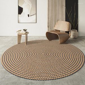 Carpets Living Room Carpet Large Area Home Decoration Natural Jute Traditional Hand Knitting Rug Wear Resistant Durable Soft Bedroom Mat