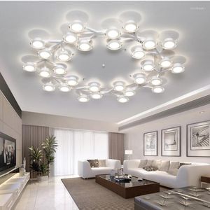 Lampadari Modern Rotatable Star Led Lampadario Illuminazione Soggiorno Decor Lampada da soffitto Luci camera da letto Apparecchi di illuminazione