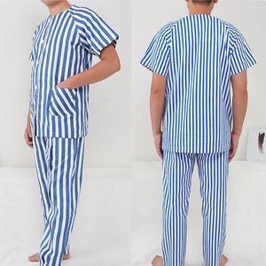 Mäns sömnkläder andas smidig vårhösthösten Pyjamas Set Lightweight Clothing Bekväm för kvinnlig