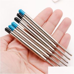 Canetas esferográficas Cross Styles Ballpoint Pen Recargas Tinta Suave 0.5mm Escrita Presente 208 J2 Drop Delivery Office School Business Industri Dhtfv