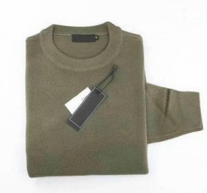 Lüks Erkek Kazak 2023 Mürettebat Boyun Polos Sweatshirt Erkekler Klasik Sweater Örme Pamuk Sonbahar Kış Moda At Nakış Gündelik Sweaters Jumper Kroper