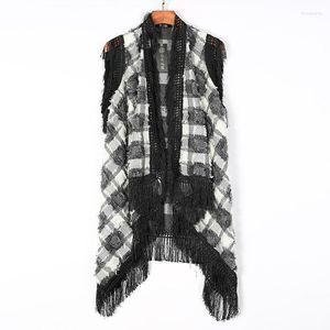 Men's Tank Tops Cotton Cardigan Shirts Top Spring Autumn Men Tassel Shawl Vest Tshirt Coats Punk Hip Hop Cloak Sweater Vintage Jackets Tees