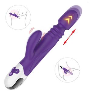 Sex Toy Massager Vibrator G Spot Dildo Rabbit Silicone For Women Dual Vibration Waterproof Female Vagina Clitoris S S