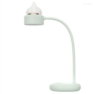 Lampade da tavolo Lampada da scrivania pieghevole a LED con luce notturna Intensità di illuminazione a 3 livelli Ricaricabile tramite USB per lo studio in soggiorno Regalo per bambini