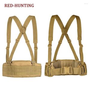 Waist Support Tactical Gear MOLLE Padded Belt Mens Combat Suspender Adjustable Hunting Army Military Belts