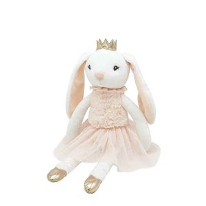 Ballerina bunny pink girl heart doll girlfriend birthday gift child sleeping doll
