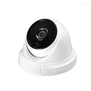 Security 48V POE Mini Dome IP Camera Network Indoor H.265 Infrared Night Vision Built-in Mic Support Third-party on Sale