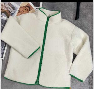 Lvity Lvse Design Jackets Designer Brand Women's Zipper Leather Lamb-wool Jacket Green and Beige Matching Winter Fashion to Keep Warm Couple's Style