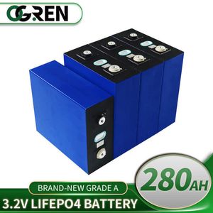 NOVO 3.2V 280AH LIFEPO4 Bateria 1/4/8/16/32pcs