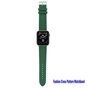 Modeleder -Designer -Sportbänder für Apple Watch Band 38mm 40 mm 41 mm 42 mm 44 mm 45 mm 49 mm Frauen Männer Atmungsaktives Riemen Ersatzband IWatch 8 7 6 5 4 2 1 Se Watchband