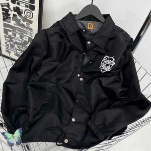 Herrjackor High Street Human Made Jackets Black Love Letters Par Japanese Vintage Assault Jacket T221202