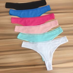 Women's Panties 10 Pieces a Pack Ladies Thong Panties Women G Strings Sexy Lingerie Femme Cotton Underwear For Female Pantys Solid Tanga Mujer 221202