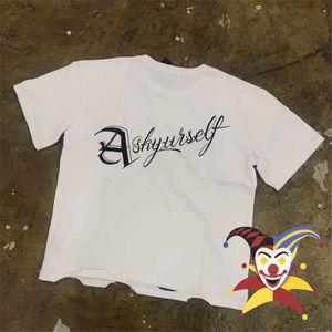 Men's T-Shirts ASKYURSELF DESTROYED T Shirt Men Women 1 1 Best Quality T-shirt ASKYURSELF Clothing Tops Tee T221130