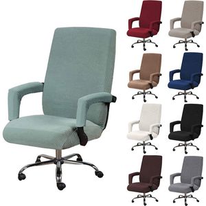 Chair Covers Elastic Office Cover Computer Slipcover Stretch Rotatable Armchair Seat Case Protector Home Decor Housse De Chaise 221202