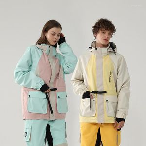 Skiing Jackets Ski Jacket Men Top Women Outdoor Sport Snowboard Suit Thickened Warm Loose Windproof Waterproof Winter Clothing