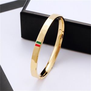 Rose Gold Silver Armband Lady Bangle Titanium Steel Designer Armband Bangle Women Men Bangles For Lover Golden Fashion Jewelry Christmas Gifts Valentine's Day