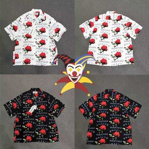 Męskie koszulki Wacko Maria koszula mężczyźni kobiety Najlepsza jakość Hawajska swoboda koszulka TOP TEES T221202