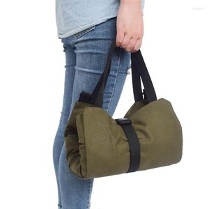 Briefcases Roll Up Canvas Tools Bag Wrench Storage Carrier Pouch Car Back Seat Organizer Tool Roll-Up