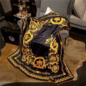 Designer de luxo cobertores carta cobertor macio lã cachecol xale portátil quente sofá cama lã primavera outono feminino jogar