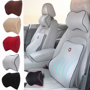 Breathable Car Seat Headrest Neck Pillow Auto Car Seat Pillow Memory Foam Head Support Neck Rest Protector Automobiles Interior