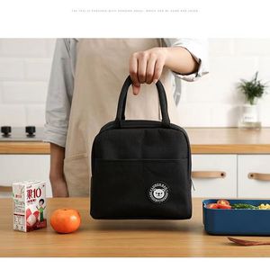 New Portable Lunch Bag New Thermal Insulated Lunch Box Tote Cooler Handbag Lunch Bags For Women Convenient Box Tote Food Bags YSJY77