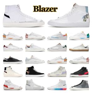 Blazer Shoes Mid 77 Vintage Blazers Casual Shoes Multi Color High Pomegranate Jumbo Pink Mens Trainers Designer Shoe Platform Sneakers on Sale