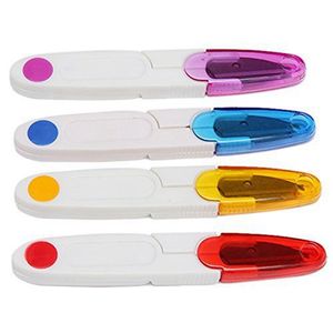 Scissors Cutter Cross-stitch Sewing hand Tools Embroidery Home Clipper Snip Tailor Thread Household Transparent Cover