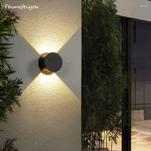 Wall Lamp LED Outdoor Waterproof Up And Down Lamps Aisle Living Room Bedroom Bedside Background Decorative Lighting