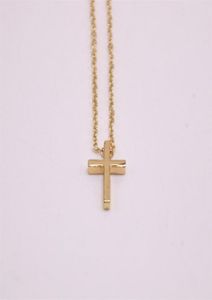 Moda ￚltimos elementos Little Cross Collize Collar para ni￱as Collar chapado entero El regalo a Women1021097