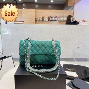 Women's Brand Designers Shoulder Bags 23 Diamond Embroidery Colored Sequins Dazzling Gradient Leather Portable Multi-function Cross-body Bag Factory Direct Sales