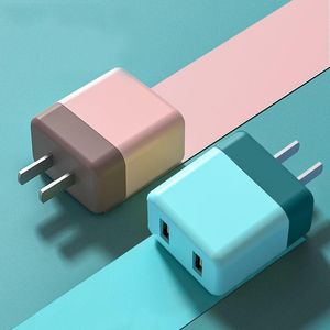 Konstrukcja niestandardowa podwójna otwór Gniazdo kolorowe szybkie PD 20W Ładowita Ładowca Adapter Charger Celphone Typ C B210