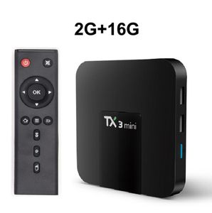TX3 Mini Android 10 TV Box Allwinner H313 2GB 16GB Conjunto TopBox 4K 1G 8G Smart Media Player Player