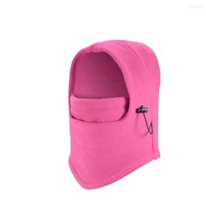 Bandanas Thermal Fleece Neck Warmer Hiking Scarves Fashion Warm Cap Winter Men Women Hats