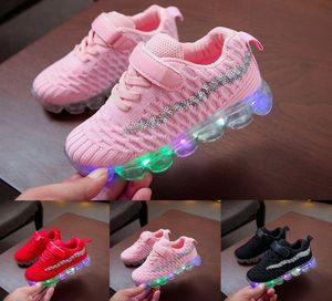 toddler first walk shoes newborn shoe ChildrenKid Baby Girls Boys Bling Led Luminous Sport Run Sneakers Casual Shoes smt1389308