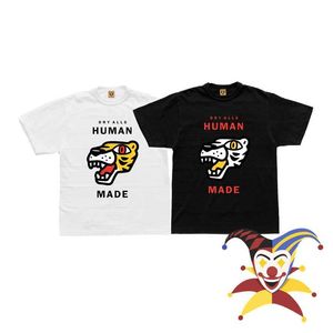 Męskie koszulki Tiger Head Made T-shirt mężczyzn Mężczyźni Kobiety Tiger Head Human Made TEE Limited Tops VTM krótkie rękaw T221202